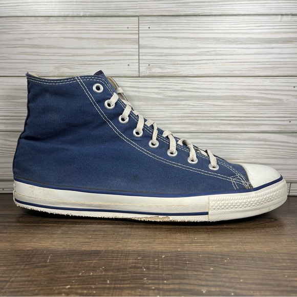 Converse Other - Converse Chuck Taylor All Star High Made In USA Men’s Blue Shoes - Men’s Size 12